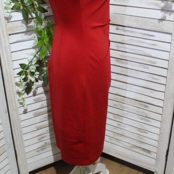 Calvin Klein Sleeveless Sheath Dress with Sunburst - Picture 6 of 16